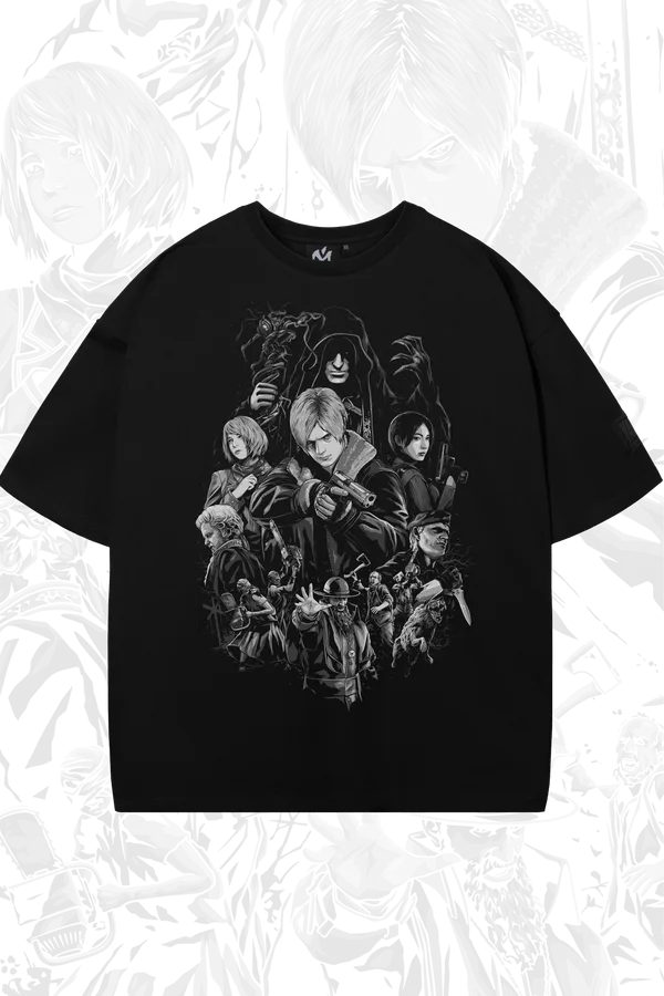 Оверсайз футболка Biohazard 4